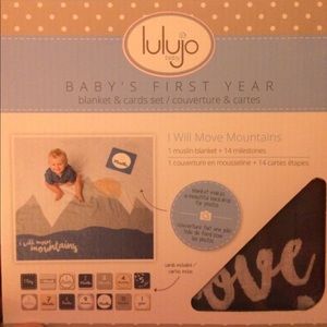 Baby’s First Year Blanket and Month Cards